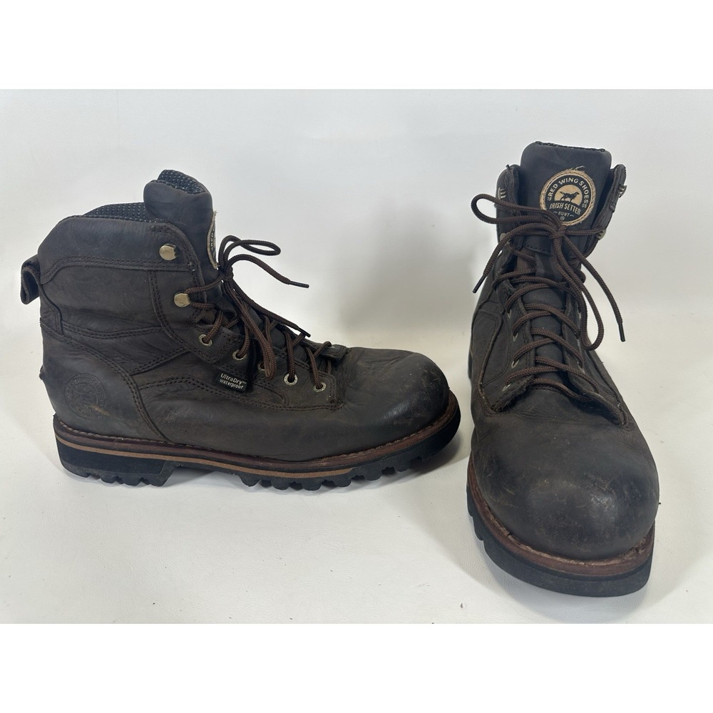 Red wing Irish Setter hunt men's boots size‎ 11.5 Model 878 Waterproof